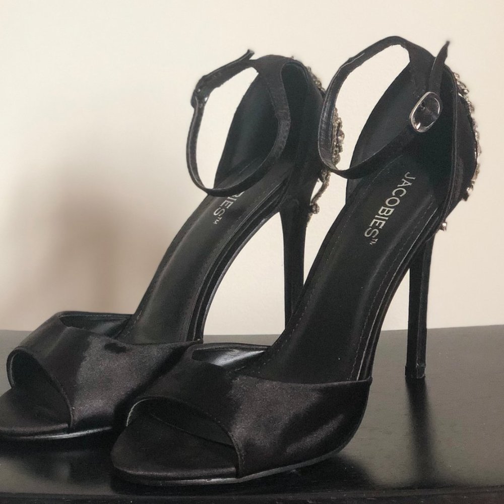 Aleema Jeweled Heel - Black - Picture 7 of 7